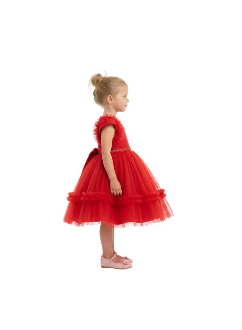 دىدانيالا D' Daniela - Eleanor Red Party Dress with headband